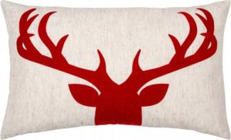 pad Kissenhülle Deer Hirsch Rot (30x50cm) 11732-Q40-3050