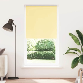 vidaXL Verdunkelungsrollo Gelb 105x230cm Stoffbreite 100,7cm Polyester 4012117