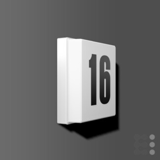 RZB LED-Hausnummernleuchte Unterteil weiß 221167.002.25