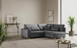 Mr. Couch Ecksofa Helena L-Form, Mit Federkern, wahlweise mit Bettfunktion und Taschenfederkern