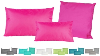JACK Dekokissen JACK Outdoor Lounge Kissen 3er Set Dekokissen inkl. Füllung Wasserfest, mit Lotus-Effekt, Robust, Strapazierfähig, für Innen & Außen geeignet