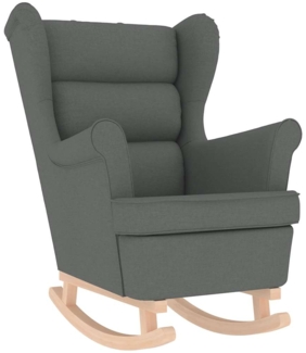 vidaXL Schaukelsessel Dunkelgrau 74x90x102 cm Stoff 4016920