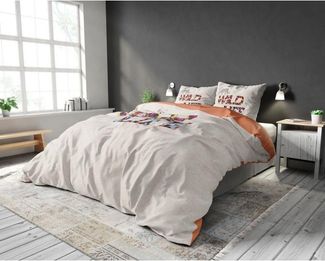 Sitheim-Europe Bettwäsche SLEEPTIME WILD LIFE 2 -Bettbezug & Kissenbezüge, Baumwolle, 3 teilig, Weich, geschmeidig und wärmeregulierend