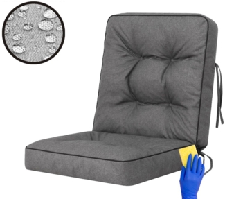 Bjird Bankauflage Venus 50 cm, 60 cm, 100 cm, 120 cm, 150 cm, 180 cm, (1 St), für Gartenbank und Hollywoodschaukel