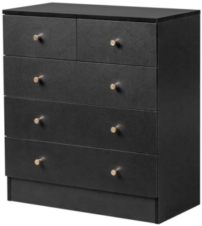 VINGLI Kommode mit 4 / 5 Schubladen, Sideboards aus P2-Holz, Schubladenschrank