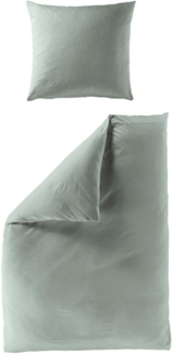 BIERBAUM Bettwäsche 4129, Musselin, 1 teilig, Musselin, 100 % Baumwolle, pflegeleicht, bügelfrei