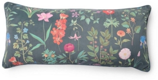 Essenza Dekokissen Marigold, aus weichem Samt mit Blumenprint