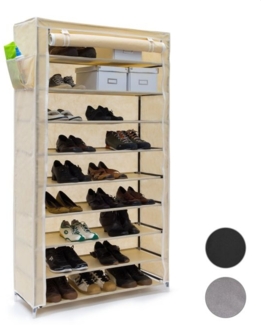 2 x Schuhschrank VALENTIN hoch beige