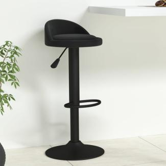 vidaXL Barhocker Schwarz Samt 333587