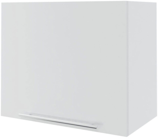 Feldmann-Wohnen Klapphängeschrank Essen (Essen, 1-St, Hängeschrank für Dunstabzugshaube) 60x32,5x50cm weiß - weiß Hochglanz (ES-W8/60)