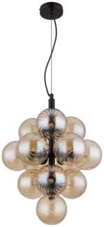 GLOBO LIGHTING Pendelleuchte CONOR, ohne Leuchtmittel, Hängeleuchte, Hängelampe, Glas, Wohnzimmer, Essbereich