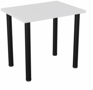 Platan Room Esstisch BOSTON, 80 oder 100 cm breit, Küchentisch, Schreibtisch, verstellbare Beine