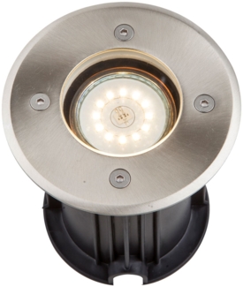 Einbaustrahler, Edelstahl, Glas, rund, STYLE II