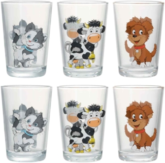 Ritzenhoff & Breker HOFTIERE Kinderbecher Set 6-teilig