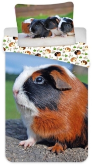 Meerschweinchen Bettwäsche – Kuscheliges Baumwoll-Set 140x200 cm & 70x90 cm