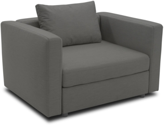 Gartenlounge Relaxsessel Bozhana mit Outdoorbezug in anthrazit