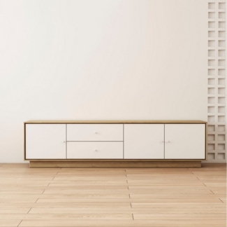 OTTO home TV-Board Blaire, kratzfeste Melaminoberfläche, ABS-Kanten und FSC-zertifiziertem Holz