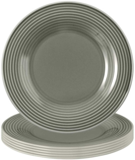 Seltmann Weiden Beat Color Glaze Brotteller ø 17 cm 6er Set - Perlgrau