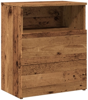 vidaXL Nachttisch Altholz-Optik 50x32x60 cm Holzwerkstoff 856564