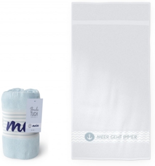 Strandtuch Badetuch Duschtuch Handtuch 70x140 la vida MEER GEHT IMMER 379814