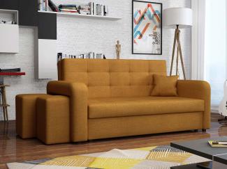 Schlafsofa Viva Home III, Nische für Hocker auf der linken Seite, Farbe: Enjoy 12