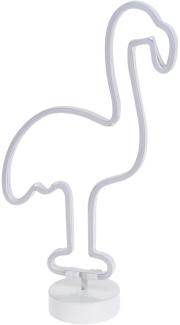 Neon LED Flamingo, leuchtende Dekoration - Höhe 30 cm