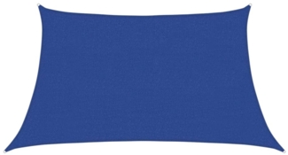 vidaXL Sonnensegel 160 g/m² Blau 3/4x2 m HDPE 311543