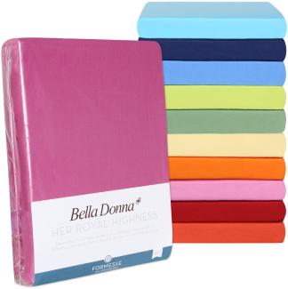 Formesse Bella-Donna Jersey Spannbettlaken|70x190 - 80x220 cm| puder