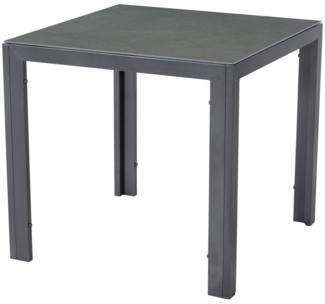 Primaster Gartentisch Alu Loreto 80 x 80 cm