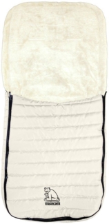 Heitmann Felle Steppfußsack Serie "Eisbärchen" Farbe: Weiß / Naturweiß 7969W