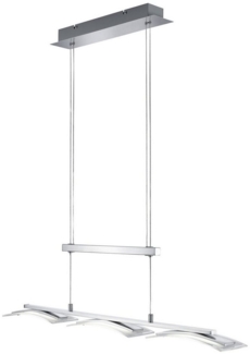 Reality Leuchten LED Pendelleuchte LED-JoJo-Pendelleuchte-RL144, Höhenverstellbar, 3x4,5W SMD LED, Höhenverstellbar, Inkl. LED Leuchtmittel