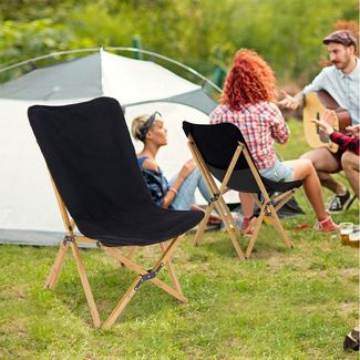 KOMFOTTEU Klappstuhl Schmetterlingsstühlen (2er Set), Tragfähigkeit 150 kg