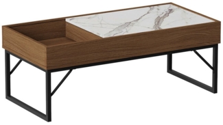 Couchtisch Lunero Nussbaum 105 x 50 cm Vicco