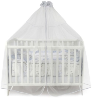 Lorelli Babybetthimmel, Baldachin 480x150 cm Insektenschutz Babybett Laufstall blau