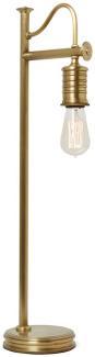 Tischleuchte, Stahl, Messing, H 68,6 cm