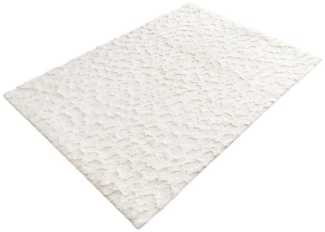riess-ambiente Designteppich DUNE 230x160 cm beige · Kurzflor-Teppich mit Hoch-Tief-Effekt, rechteckig, Höhe: 20 mm, Wohnzimmer · Indoor · 3D-Effekt · Modern · Schlafzimmer
