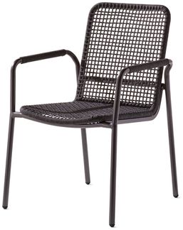 2er Set Ticco Stapelstuhl grau