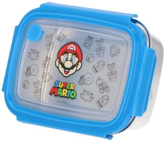 Super Mario Aluminium Brotdose für Kinder Lunchbox für Schule und Freizeit