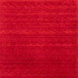 Morgenland Gabbeh Teppich - Softy - Uni - quadratisch - 150x150 - Rot