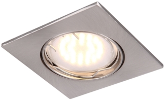 LED Einbaustrahler, Aluminium, beweglich, L 8 cm