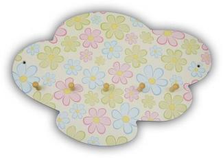 Garderobe Bunte Blumen