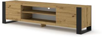 TV-Schrank MONDI Kommode 188 cm stehend, Artisan-Eiche