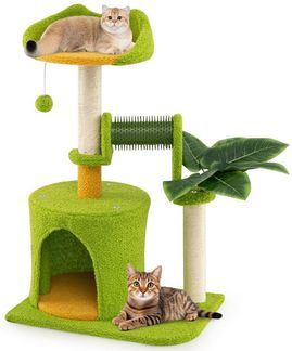 COSTWAY Kratzbaum, Katzen klein Katzenkratzbaum, 79cm hoch