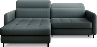Eltap Gomsi Ecksofa (Manhattan 38) Seite links, Dunkelgrün, 165 x 100 x 228 cm