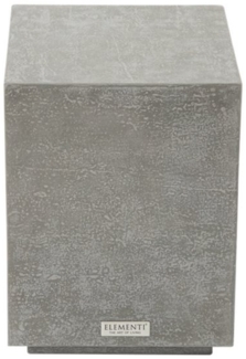 ELEMENTI Gartentisch TEVERE Beistelltisch (1-St, Gartentisch aus Beton), Beton,Spacegrau