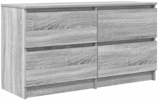 vidaXL TV-Schrank Grau Sonoma 100x35x54 cm Holzwerkstoff 861801