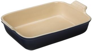 Le Creuset Auflaufform Tradition 32 cm Schwarz Glänzend - 29 bis 32 cm - Schwarz