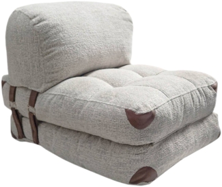 Dmora Sessel Surigae, Gepolsterter Sitz, Einzelsofa im Wohnzimmer, Stuhl mit Armlehnen, 80x60 h70 cm, Grau