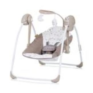 Chipolino Babywippe elektrisch Moonlight Musikfunktion, Fernbedienung, klappbar beige