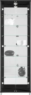 fif möbel Vitrine OPTIMA Standvitrine/Glasvitrine 2x Glastür,perfekt für Sammler,Sammlervitrine